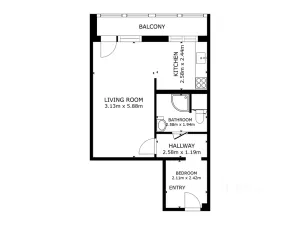 Pronájem bytu 1+1, Most, Brněnská, 39 m2