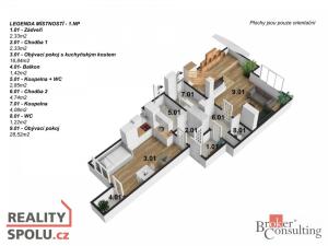 Pronájem bytu 3+kk, Praha - Holešovice, Malá Plynární, 92 m2