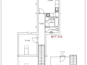 Pronájem bytu 2+kk, Nový Jičín, Hoblíkova, 66 m2