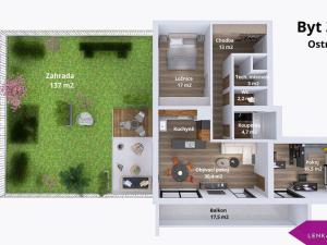 Prodej bytu 3+kk, Olomouc, Ostrovní, 263 m2