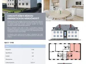 Prodej bytu 3+kk, Dolní Branná, 72 m2