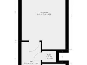 Pronájem bytu 1+kk, Praha - Michle, Bítovská, 23 m2