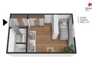Prodej bytu 1+kk, Plzeň, Popelnicová, 20 m2