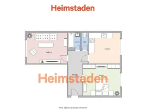Pronájem bytu 2+1, Havířov - Město, Národní třída, 55 m2