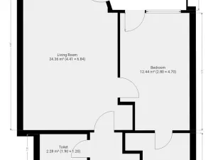 Pronájem bytu 2+kk, Praha - Libeň, Kurta Konráda, 53 m2