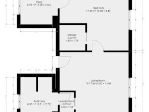 Pronájem bytu 3+kk, Hradec Králové - Pražské Předměstí, Albertova, 55 m2