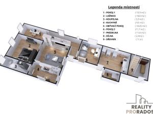 Prodej chaty, Luleč, 190 m2