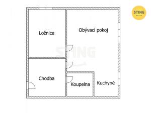 Pronájem bytu 2+kk, Třebíč, Družstevní, 53 m2