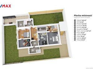Prodej rodinného domu, Pardubice - Mnětice, Černoborská, 120 m2