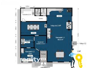 Pronájem komerční nemovitosti, Troubsko, Jihlavská, 450 m2