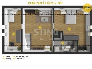 Prodej rodinného domu, Chýšť, 65 m2