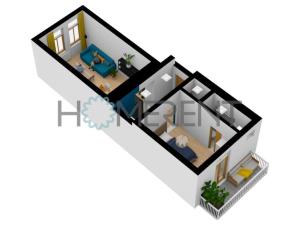 Pronájem bytu 2+kk, Praha - Žižkov, Cimburkova, 53 m2
