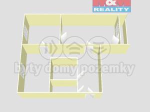 Prodej bytu 2+1, Jirkov, SNP, 60 m2