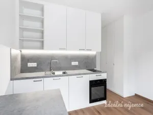 Pronájem bytu 1+kk, Tuchoměřice, V Kněžívce, 22 m2