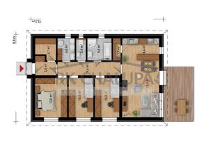 Prodej rodinného domu, Dasný, 104 m2