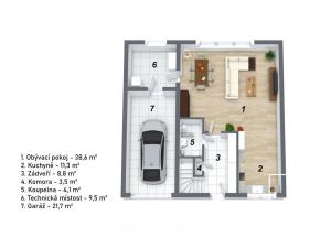 Prodej rodinného domu, Jenštejn - Dehtáry, 200 m2