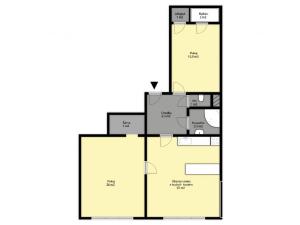 Pronájem bytu 2+1, Kolín - Kolín I, Zámecká, 72 m2