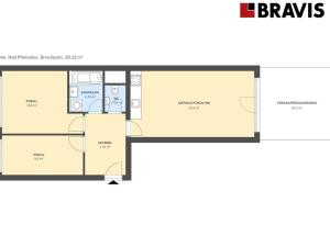 Prodej bytu 3+kk, Brno, Nad Přehradou, 81 m2