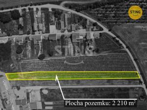 Prodej komerčního pozemku, Bořetice, 2210 m2