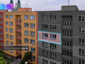 Pronájem bytu 2+1, Ostrava - Přívoz, Zákrejsova, 64 m2
