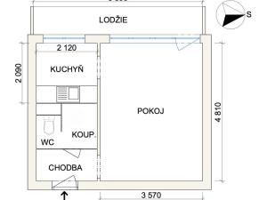 Pronájem bytu 1+1, Havířov - Podlesí, Želivského, 27 m2