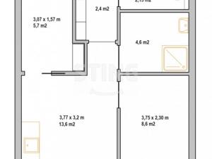 Pronájem bytu 2+kk, Ostrava, Starobělská, 37 m2