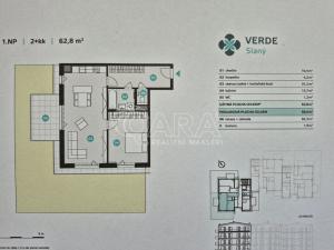 Prodej bytu 2+kk, Slaný - Kvíček, U Benaru, 151 m2