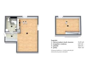 Prodej bytu 2+kk, Slaný, Ouvalova, 60 m2