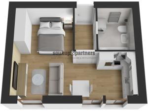 Prodej bytu 1+kk, Praha - Podolí, Sinkulova, 30 m2