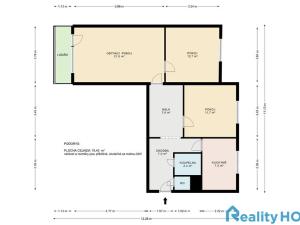 Prodej bytu 3+1, Týn nad Vltavou, Hlinecká, 71 m2
