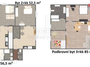 Prodej činžovního domu, Nymburk, Purkyňova, 96 m2