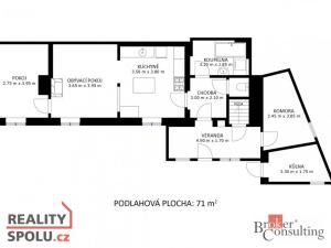 Prodej rodinného domu, Popůvky, 72 m2