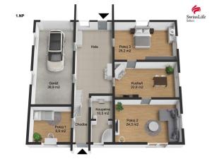Prodej vícegeneračního domu, Královec, 263 m2