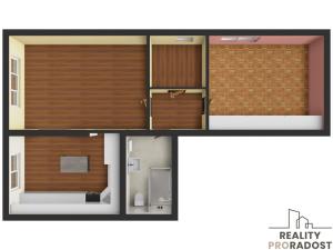 Prodej bytu 2+1, Zlín, Benešovo nábřeží, 64 m2