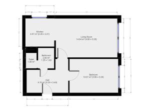Pronájem bytu 2+kk, Praha - Michle, V zápolí, 40 m2