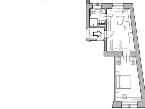 Pronájem bytu 2+kk, Praha - Nové Město, Václavské náměstí, 43 m2