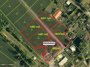 Prodej pozemku pro bydlení, Lichnov, 1651 m2