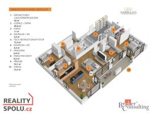 Pronájem bytu 5+kk, Praha - Modřany, Štolcova, 125 m2