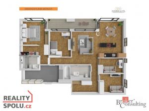 Pronájem bytu 5+kk, Praha - Modřany, Štolcova, 125 m2