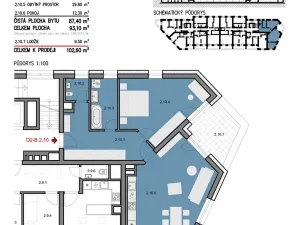 Prodej bytu 3+kk, Šlapanice, 103 m2