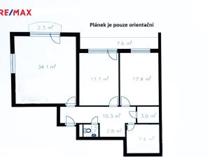 Pronájem bytu 3+kk, Dolní Břežany, Dělnická, 94 m2