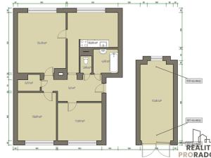 Prodej bytu 3+1, Jevišovice, 80 m2