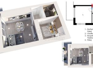 Prodej bytu 2+kk, Králíky - Červený Potok, 40 m2