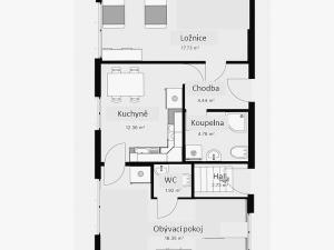 Pronájem bytu 3+kk, Chodouň, 60 m2