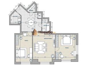 Pronájem bytu 3+kk, Praha - Nusle, U gymnázia, 91 m2
