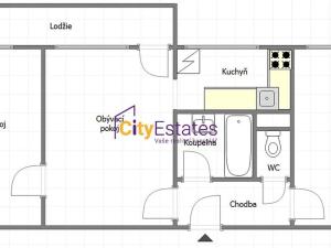 Prodej bytu 3+1, Praha - Záběhlice, V korytech, 62 m2