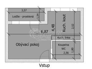 Prodej bytu 1+1, Kralupy nad Vltavou, sídl. Hůrka, 27 m2