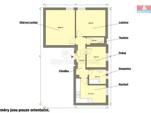 Prodej bytu 3+1, Mariánské Lázně - Hamrníky, třída Vítězství, 70 m2