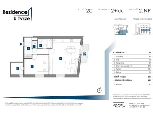 Prodej bytu 2+kk, Praha - Malešice, U tvrze, 62 m2