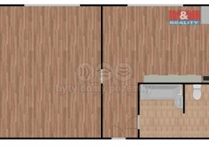 Prodej bytu 1+1, Klášterec nad Ohří - Miřetice u Klášterce nad Ohří, Dlouhá, 36 m2